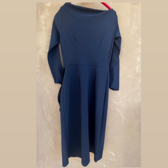Chiara Boni La Petite Robe Cassandre Wrap-Effect Boatneck Dress - Picture 6 of 15